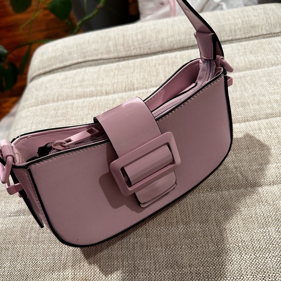 ALDO Aliel Mini Bubblegum Pink Shoulder Bag - Picture 8 of 8